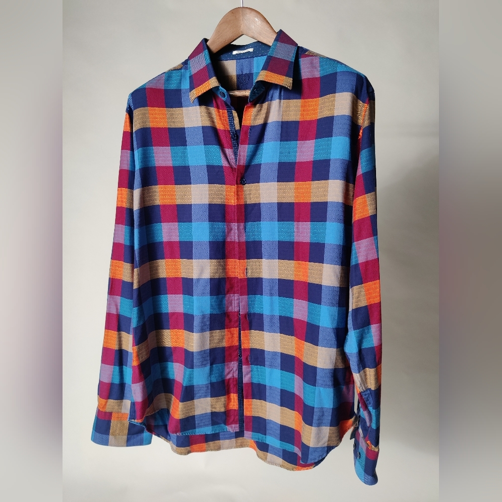 Bugatchi Men's Dress Shirt XL